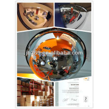 60cm acrylic optical half dome mirror,Half convex dome mirror